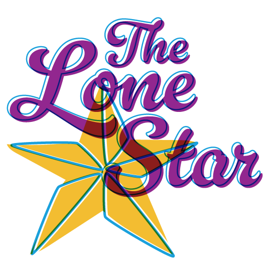 The Lone Star Text with Star Icon