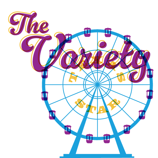 The Variety Text with Ferris Wheel Icon